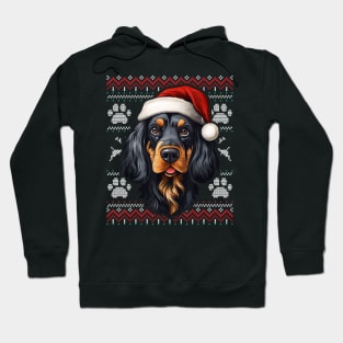 Gordon Setter Santa Hat Christmas Dog Mom Dad Hoodie